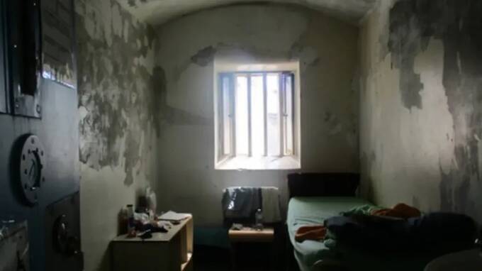 This photo of a prisoner's cell was taken by inspectors in the jail's Trinity Wing in June 2022; the wing is being renovated with work due to be completed in 2025 eiqeeiqexiqueinv