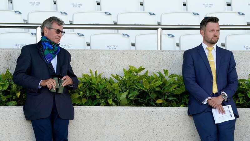 Mark Johnston (left) is stepping aside with his son Charlie (right) taking over the licence (Image: Getty)