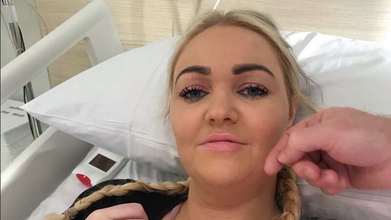 Sinead Connolly in hospital in the wake of the vicious shooting which left her in a wheelchair