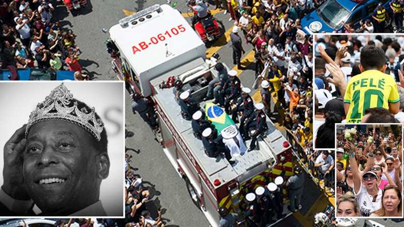 Pele reaches final resting place as 230,000 fans pay respects at legend