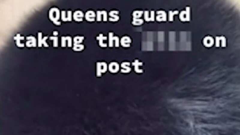 Royal guard sparks fury after filming himself 