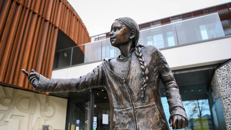 The statue of Greta has drawn criticism from students and locals, some of whom have slammed it as 
