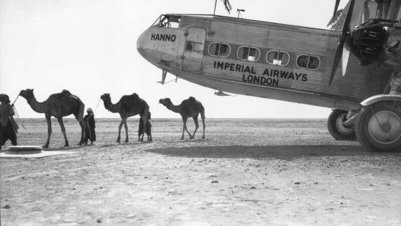 Imperial Airways Handley Page aircraft in what is modern day Pakistan (Image: Getty Images)