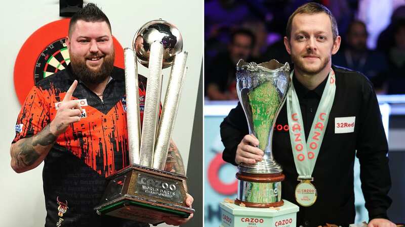 Michael Smith inspired Mark Allen with his magical World Championship win (Image: PA)