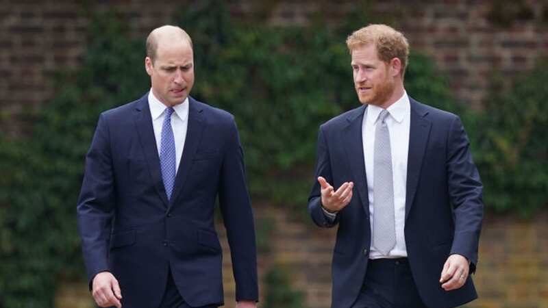 Prince Harry and William 