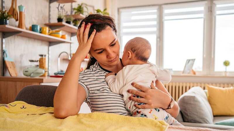 She gave birth to her daughter just five months ago (stock photo) (Image: Getty Images)