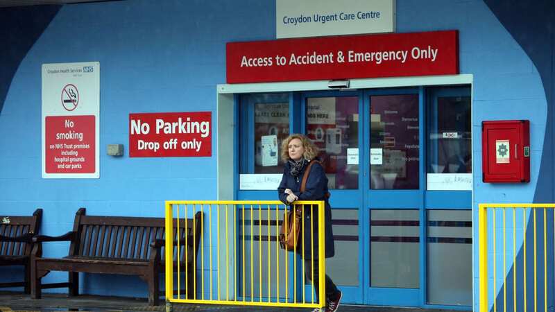 Ros Wynne Jones outside the Urgent Care Centre in Croydon (Image: carl fox)