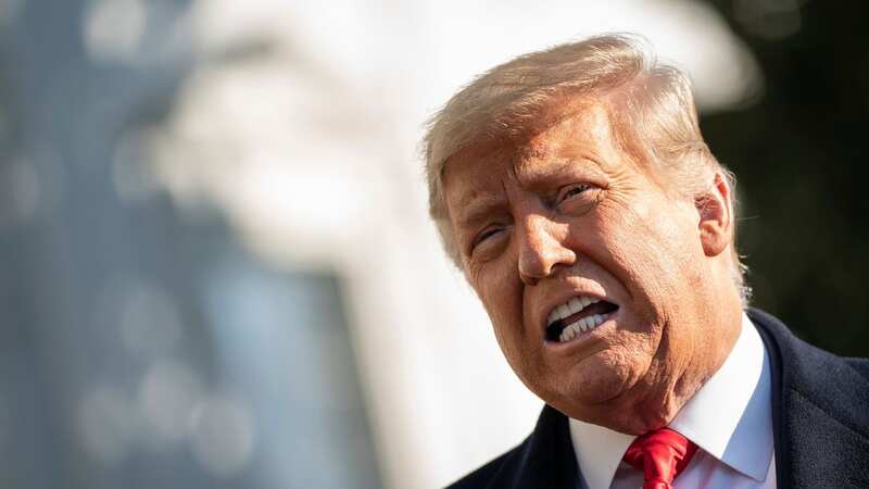 Donald Trump is being sued over the death of a police officer (Image: Getty Images)