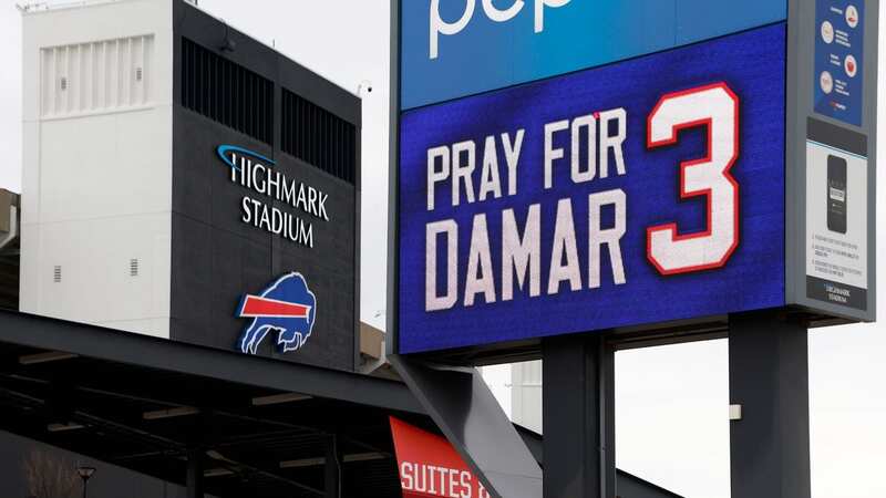 Damar Hamlin has received an overwhelming amount of support following his cardiac arrest on Monday (Image: Aaron Doster/AP/REX/Shutterstock)