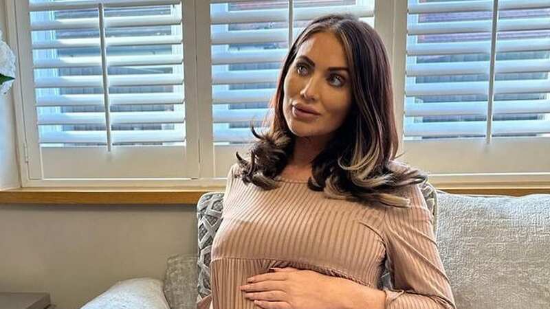 Pregnant Amy Childs confirms due date for twins and shares 