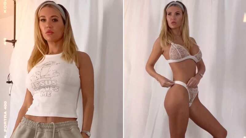 Christine McGuinness wows fans as she strips off for racy underwear shoot