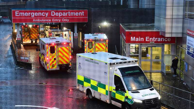 Two UK hospitals were close to collapse last week, with A&E medics urging health bosses to declare critical incidents (Image: Daily Record)