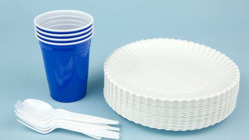 Plastic cutlery, plates and trays are set to finally be banned in England this year (Image: E+)