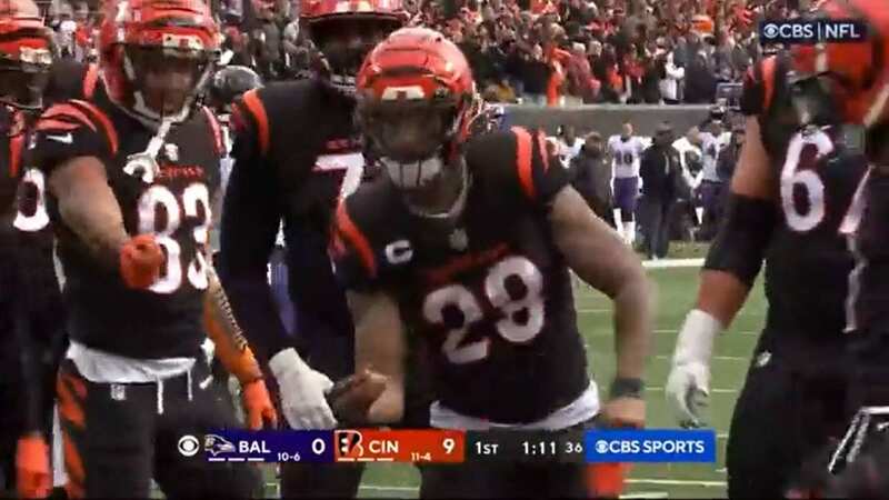 Joe Mixon mocked the NFL with a coin flip on the field