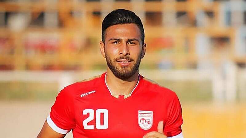 Iran footballer Amir Nasr-Azadani has been sentenced to 26 years in jail (Image: Twitter@https://twitter.com/FIFPRO)
