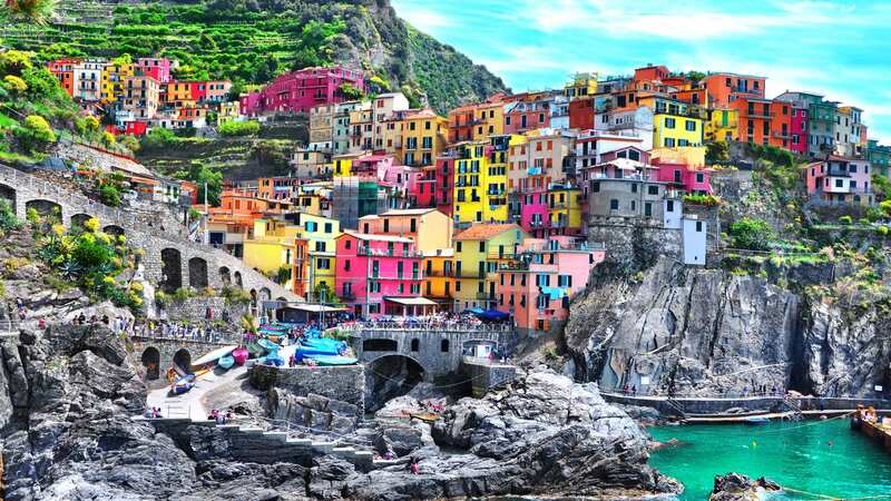 The beautiful Cinque Terre can be reached by train (Image: Getty Images/iStockphoto)