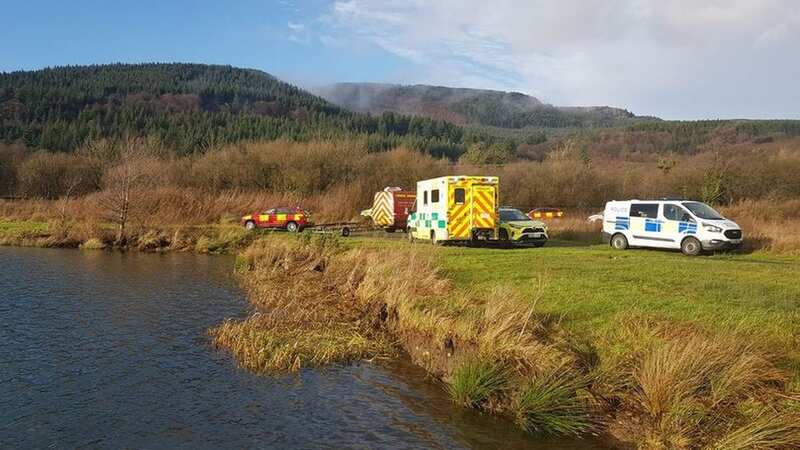 Dyfed-Powys Police, Wales Ambulance Service, and Mid and West Wales Fire and Rescue Service attended the scene (Image: Spring Valley Lakes WS)