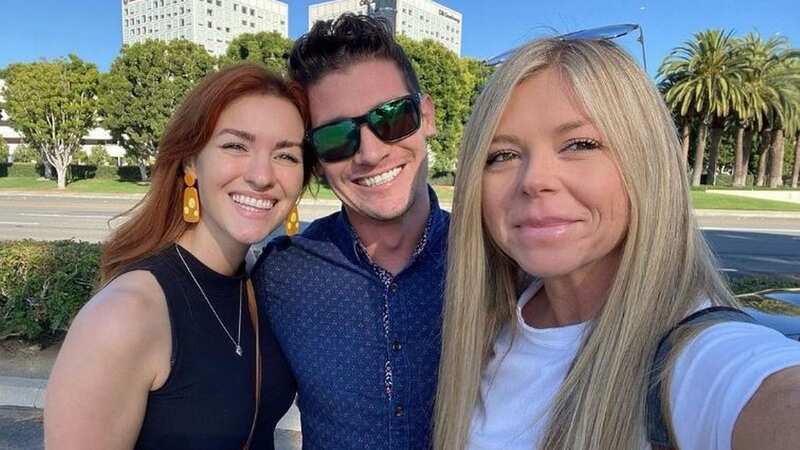 Alana Underwood is in a throuple with her partner, Kevin, and their girlfriend, Megan (Image: campthrouple/Instagram)