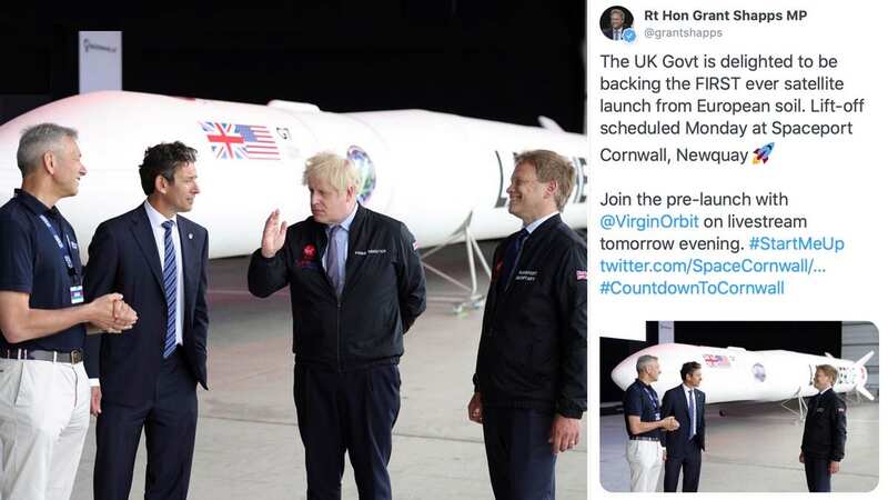 The Business Secretary tweeted the image - and has since deleted it