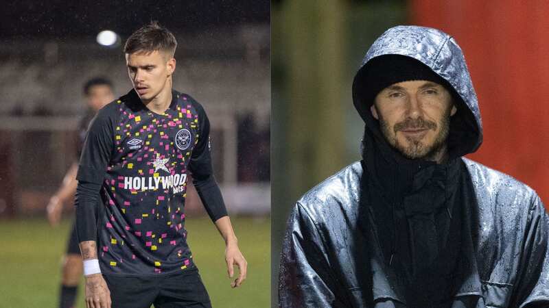 Romeo Beckham helped Brentford B recover from 2-1 down (Image: Alan Stanford / PRiME Media Images)