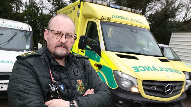 Paramedic Shaun Sproule is terrified for the mental health of his colleagues (Image: Julian Hamilton/Daily Mirror)