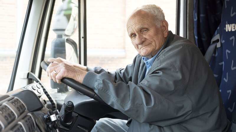 Brian Wilson is still driving aged 90 (Image: Scott Merrylees / SWNS)