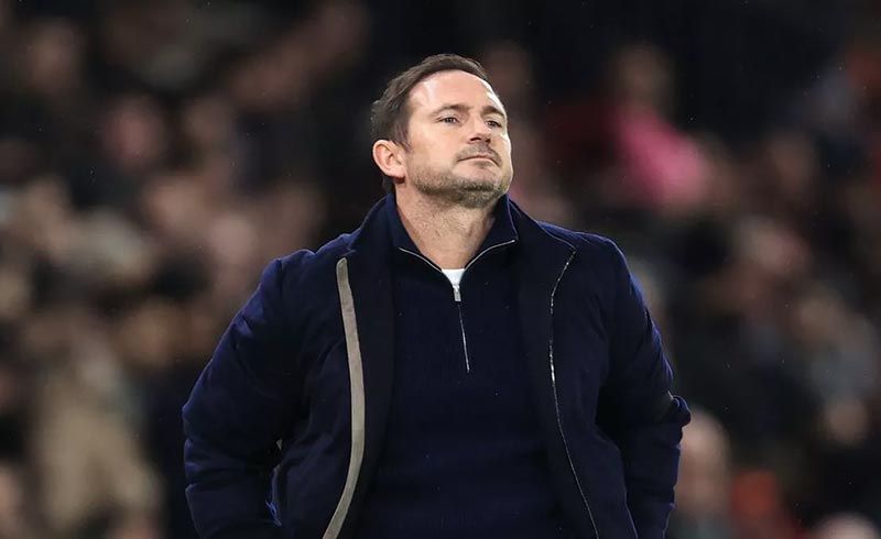 Frank Lampard was targeted with homophobic abuse at Old Trafford (Image: Offside via Getty Images)