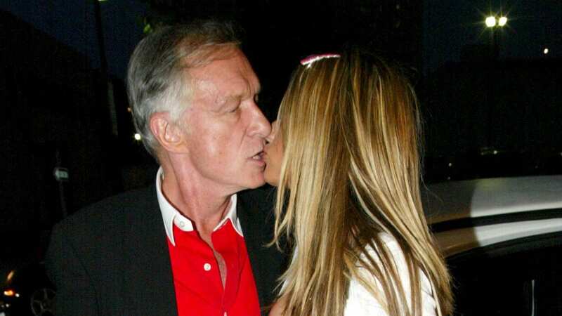 Katie Price kisses Hugh Hefner in throwback snap as she recalls Playboy cover