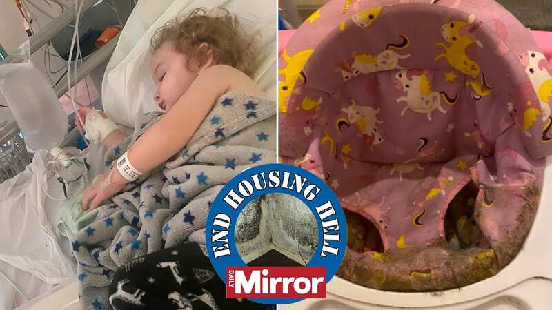 Toddler in mouldy flat contracts pneumonia as sister 