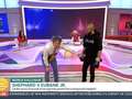 Ben Shephard screams as he's punched by Chris Eubank Jr with doctor on standby eiqreiddiquinv