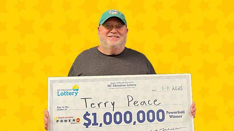Terry Peace had lost track of his lottery ticket which contained a huge jackpot (Image: North Carolina Education Lottery/Newsflash)