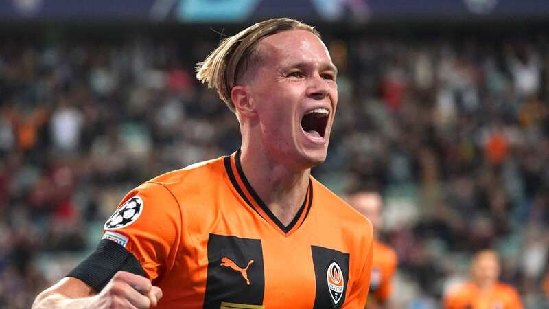 Mykhaylo Mudryk is edging closer to a move to Arsenal (Image: AFP via Getty Images)