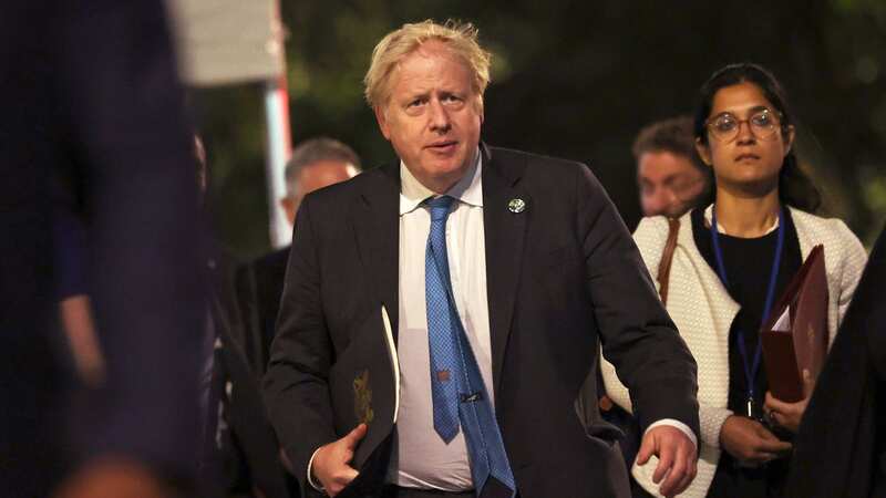 Boris Johnson in New York, the day after the slap-up dinner (Image: Getty Images)