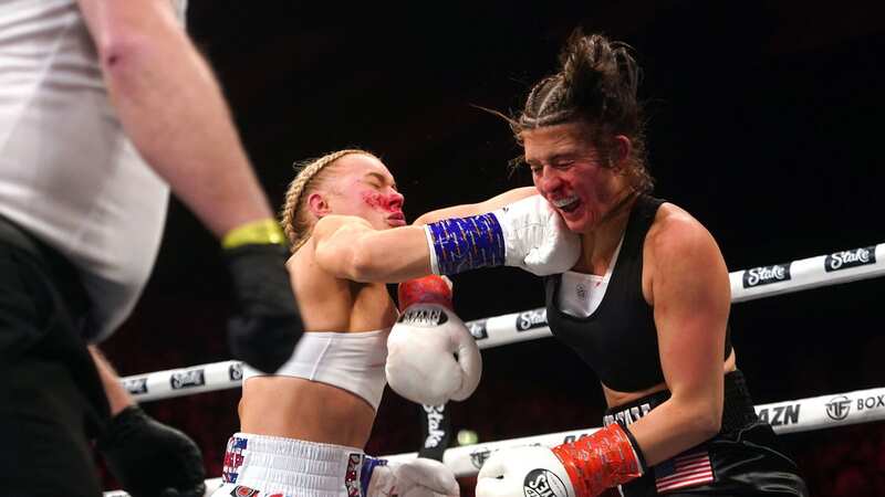 Elle Brooke punches Faith Ordway (Image: PA)