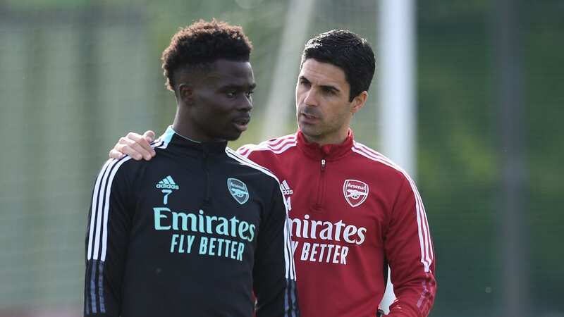 Mikel Arteta is sweating on the fitness of Bukayo Saka for Arsenal