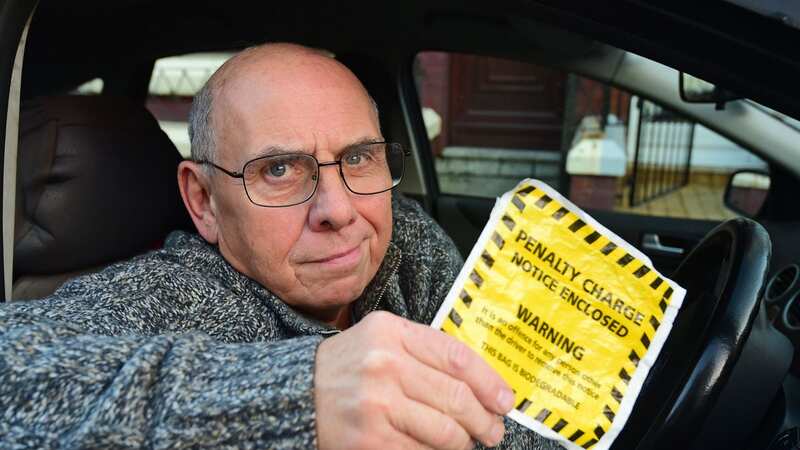 David Wright is very unhappy about being given a parking ticket outside his home (Image: Liverpool Echo)