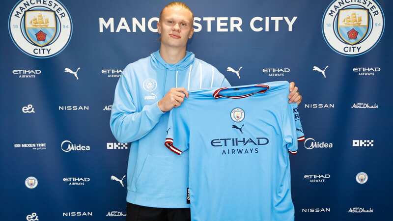 Erling Haaland was unveiled by City in June after being convinced of the club