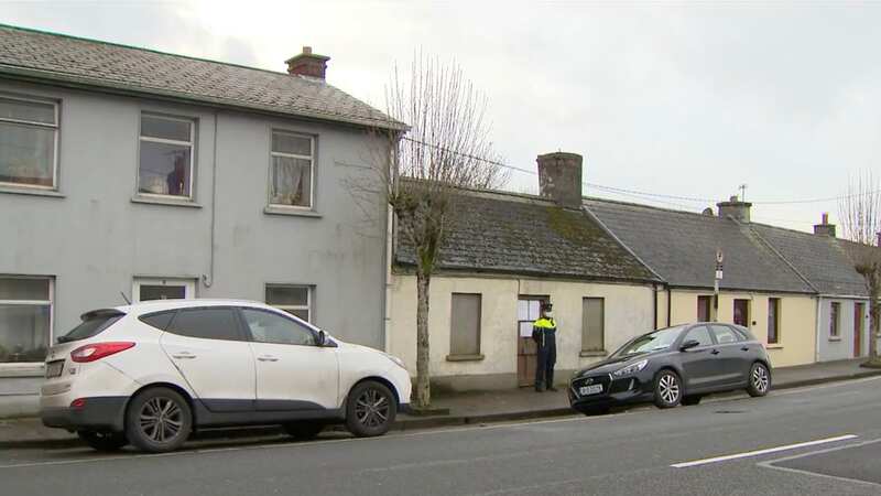 A skeleton was found in bed at a home in County Cork on Friday (Image: Virgin Media One)