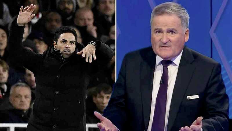 Richard Keys has blamed Mikel Arteta for the incident that saw Aaron Ramsdale get kicked by a fan (Image: BeinSport)
