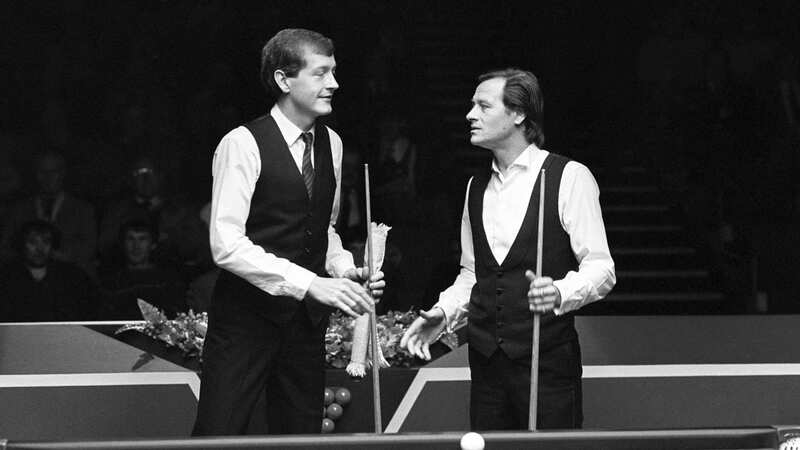 Alex Higgins pictured after beating Steve Davis in the the UK Snooker Championship final (Image: PA)