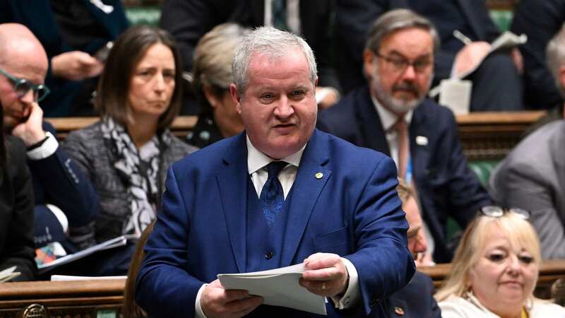 MP Ian Blackford pictured in the House of Commons (Image: AFP via Getty Images)