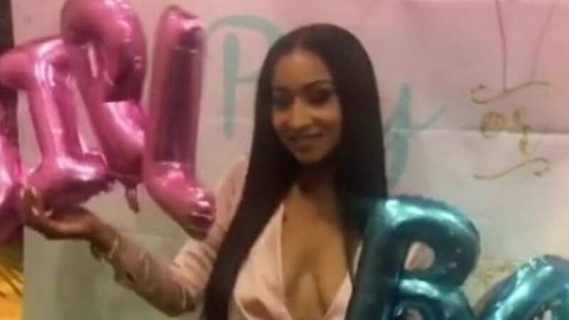 One mum was left upset after her own mother ruined her gender reveal party (Image: DINKYMISSPRETTY/TIK TOK)