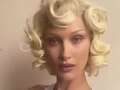 Bella Hadid looks unrecognisable as she transforms into Marilyn Monroe