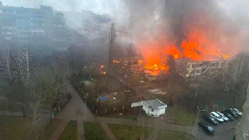Helicopter crashes near nursery in explosion with 18 dead and kids 