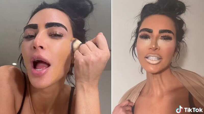 Kim Kardashian gives herself 