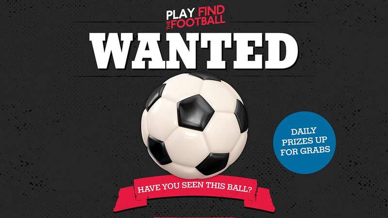 Find the footballs to join the prize hunt