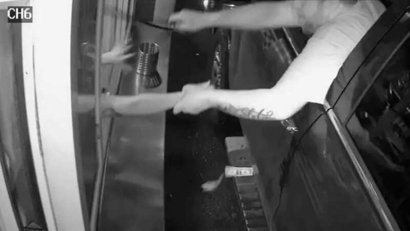Coffee shop barista barely escapes kidnapping as man grabs her through window