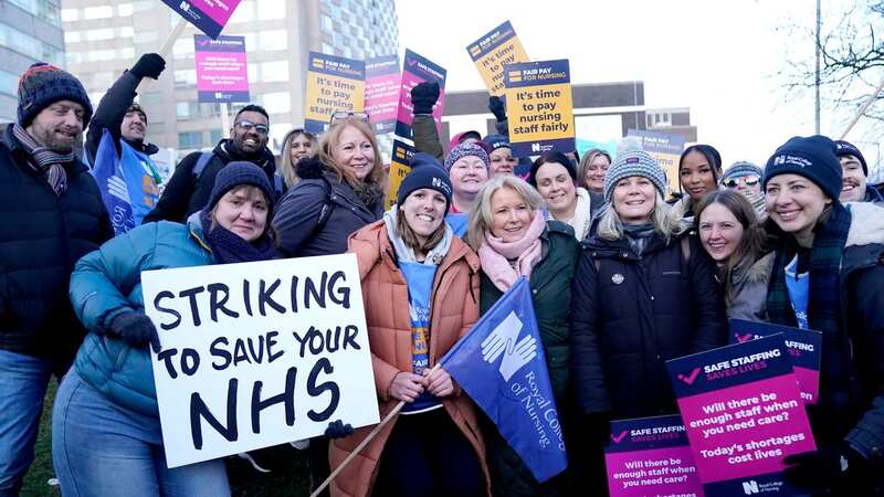 Nurses are going on strike as they struggle to make ends meet (Image: PA)