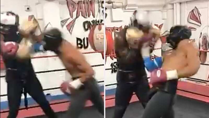 Chris Eubank Jr told to "stop" by worried dad during brutal sparring session