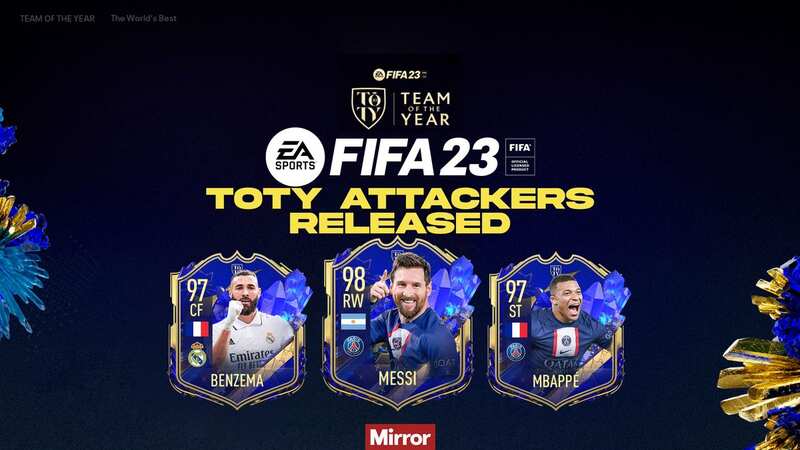 FIFA 23 TOTY squad revealed – Lionel Messi, Kylian Mbappe and TOTY Icons now available (Image: EA SPORTS FIFA)